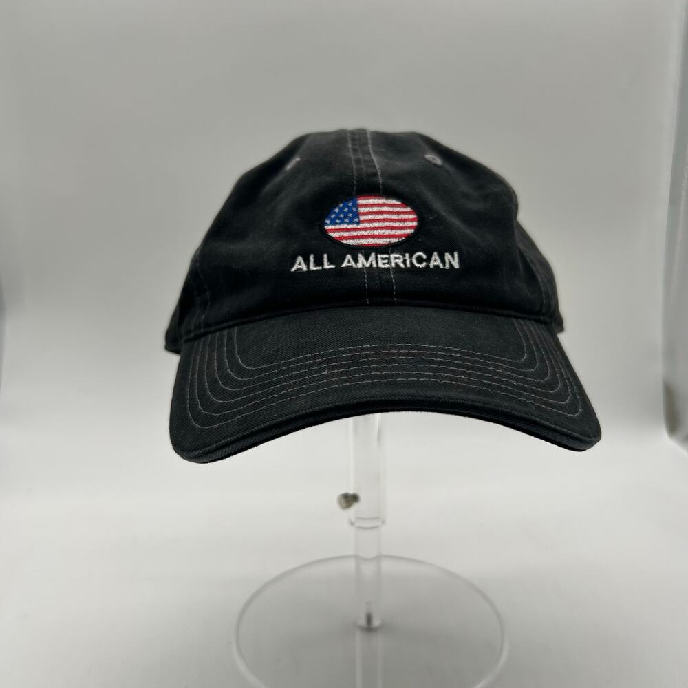 Ashworth Hat Mens‎ OS Black All American Adjustable Trucker Hat